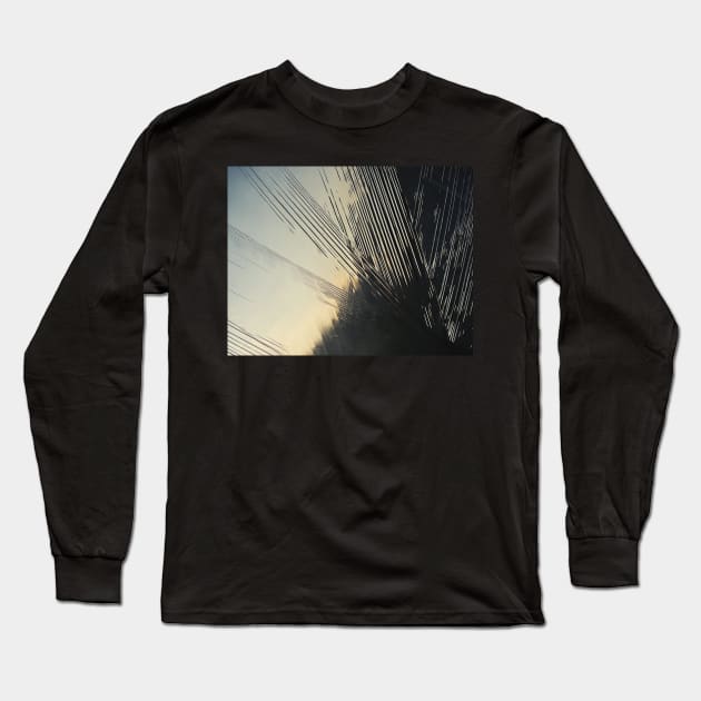 Summer Evening Abstract Long Sleeve T-Shirt by AlexaZari